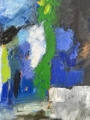 Gijs Keizer - olieverf op doek | 'Zonder titel' | 1996 (INGELIJST) kaufen? Bieten Sie von 750!