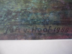 Jan van Hoof - Gemengde techniek, Z.T kopen? Bied vanaf 100!