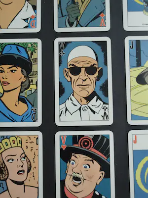 Edgar Pierre Jacobs - 1 Zeefdruk + 34 ingelijste kaartjes , Blake en Mortimer, “Het Gele Teken” kopen? Bied vanaf 1!