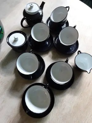 Herman Zaalberg (I) - nr 0102 uitgebreid koffie- en theeservies 1948 kopen? Bied vanaf 95!