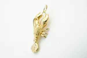 16 - Mooi gedetailleerde massief 18 Krt gouden zodiac sterrenbeeld KREEFT hanger kopen? Bied vanaf 450!