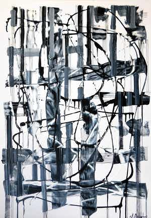 Natia Antadze - "Komposition Verbindung " verkocht voor € 120!