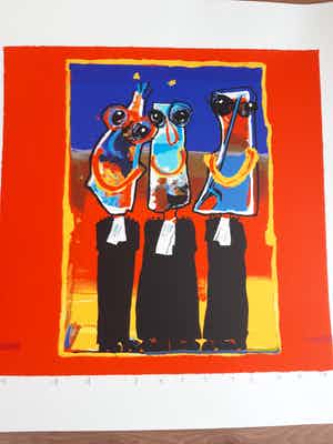 Ad Verstijnen - de 3 advocaten verkocht voor € 80!