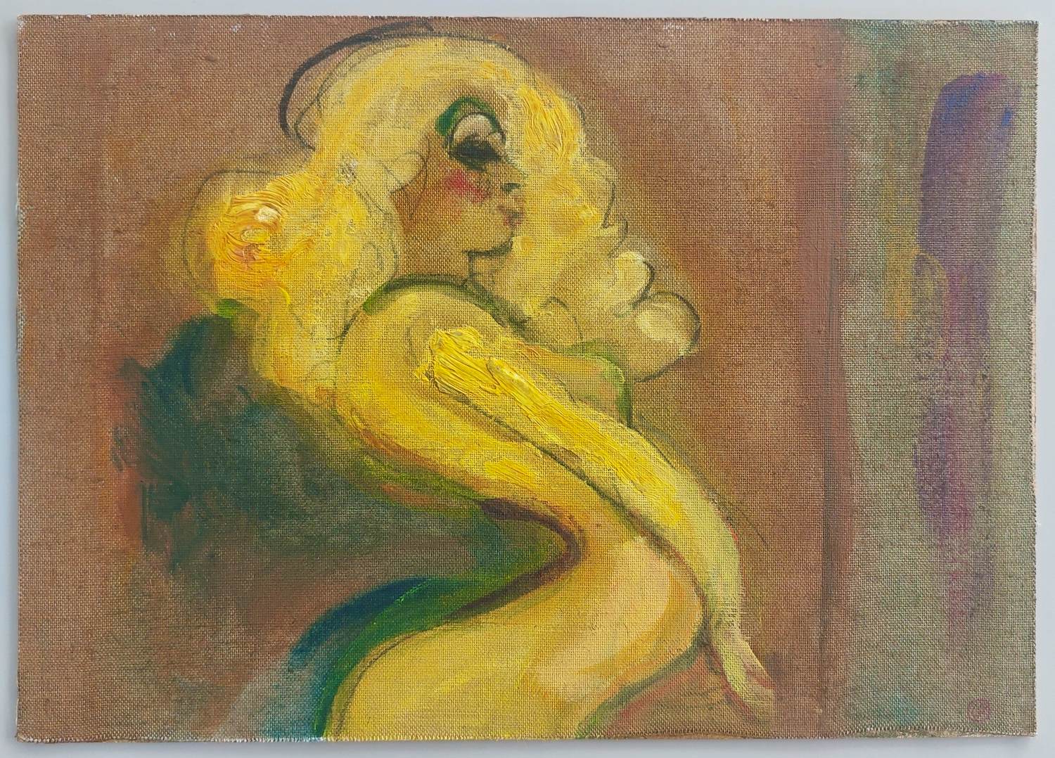 Luis Filcer - Portret van een vrouw verkocht voor € 200!