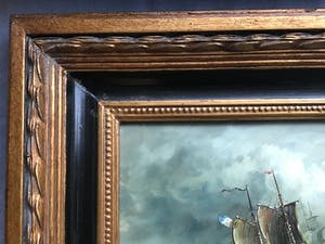 Niet of onleesbaar gesigneerd - Drie zeilschepen kopen? Bied vanaf 1!