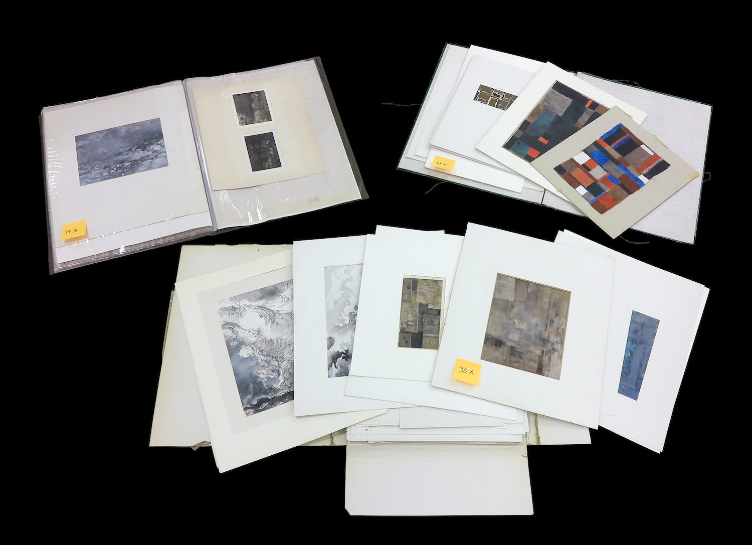 Jan Miechels - Lot van 60 diverse werken op papier verkocht voor € 100!