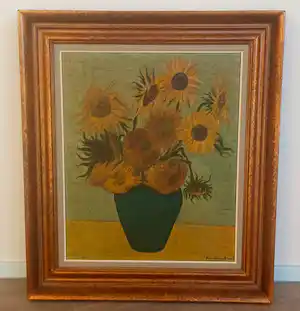 André Verschelden - Vaas met zonnebloemen verkauft für € 65!