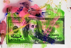 Peter Klashorst - 100 Dollar kopen? Bied vanaf 1!