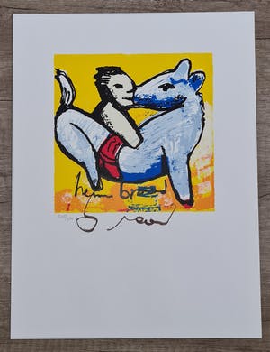 Herman Brood - Horserider- zeefdruk - 500 ex. kopen? Bied vanaf 1!