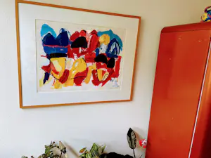 Buy Jan Cremer - Zeefdruk - Nr. 9 - Tulpen 1 - Ingelijst? Bid from 225!