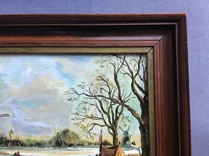 Niet of onleesbaar gesigneerd - Winterlandschap kopen? Bied vanaf 1!