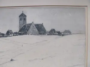 Willem Witjens - dorpje in de winter kopen? Bied vanaf 35!