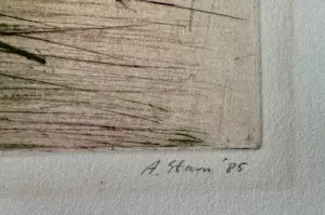 Arthur Stam - 3 vroege etsen kopen? Bied vanaf 70!