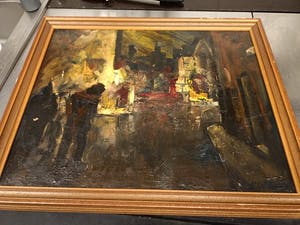 Niet of onleesbaar gesigneerd - Straat kopen? Bied vanaf 1!