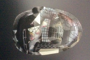 Niet of onleesbaar gesigneerd - BIJZONDER GLAZEN SCULPTUUR (45cm) kopen? Bied vanaf 1!