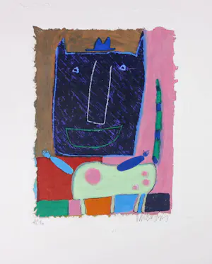 Wouter Stips - Zeefdruk, Zonder titel kopen? Bied vanaf 1!