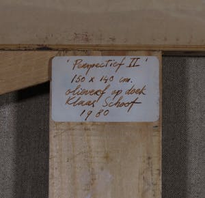 Klaas Schoof - Olieverf op doek, Perspectief II (Zeer Groot) kopen? Bied vanaf 250!