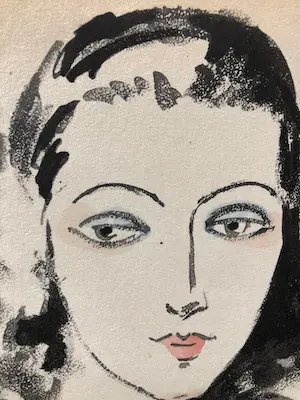Kees van Dongen - Pochoir - Portrait de femme kopen? Bied vanaf 795!