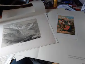Niet of onleesbaar gesigneerd - Lot van meer dan 200 prenten kopen? Bied vanaf 1!