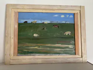 Marjan de Glopper - Landschap met koeien kopen? Bied vanaf 200!