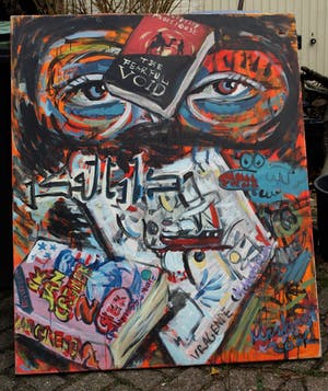 Peter Klashorst - Acrylverf op doek , “Ik Jan Cremer” - 120 x 100 cm – 2002 kopen? Bied vanaf 425!