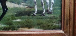 Hermanus Willem Koekkoek - Pruisische kurassier met verrekijker kopen? Bied vanaf 1350!