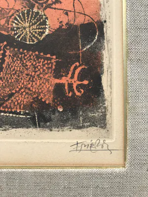 Johnny Friedlaender - Gesigneerde kleurenets kopen? Bied vanaf 1!