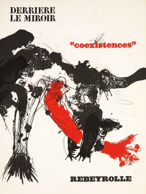 Paul Rebeyrolle - Uitgave Derrière le miroir met originele litho's, no. 187 (1970) verkocht voor € 35!