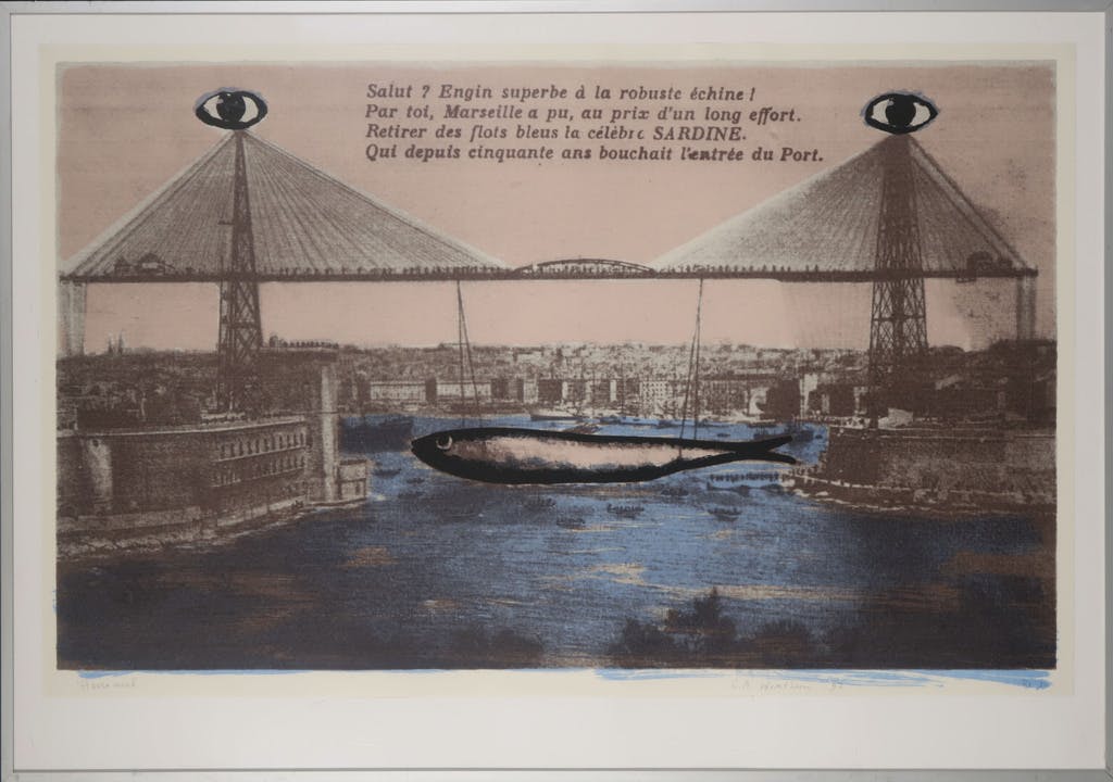 C.A. Wertheim - C.A. Wertheim: Zeefdruk, Havenmond - Ingelijst kopen? Bied vanaf 35!