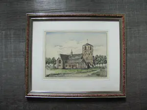 Jan Noordhuis - Kerk te Valkenburg anno 1732 kopen? Bied vanaf 30!