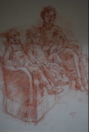 Joop Liesker - De familie op de bank kopen? Bied vanaf 100!