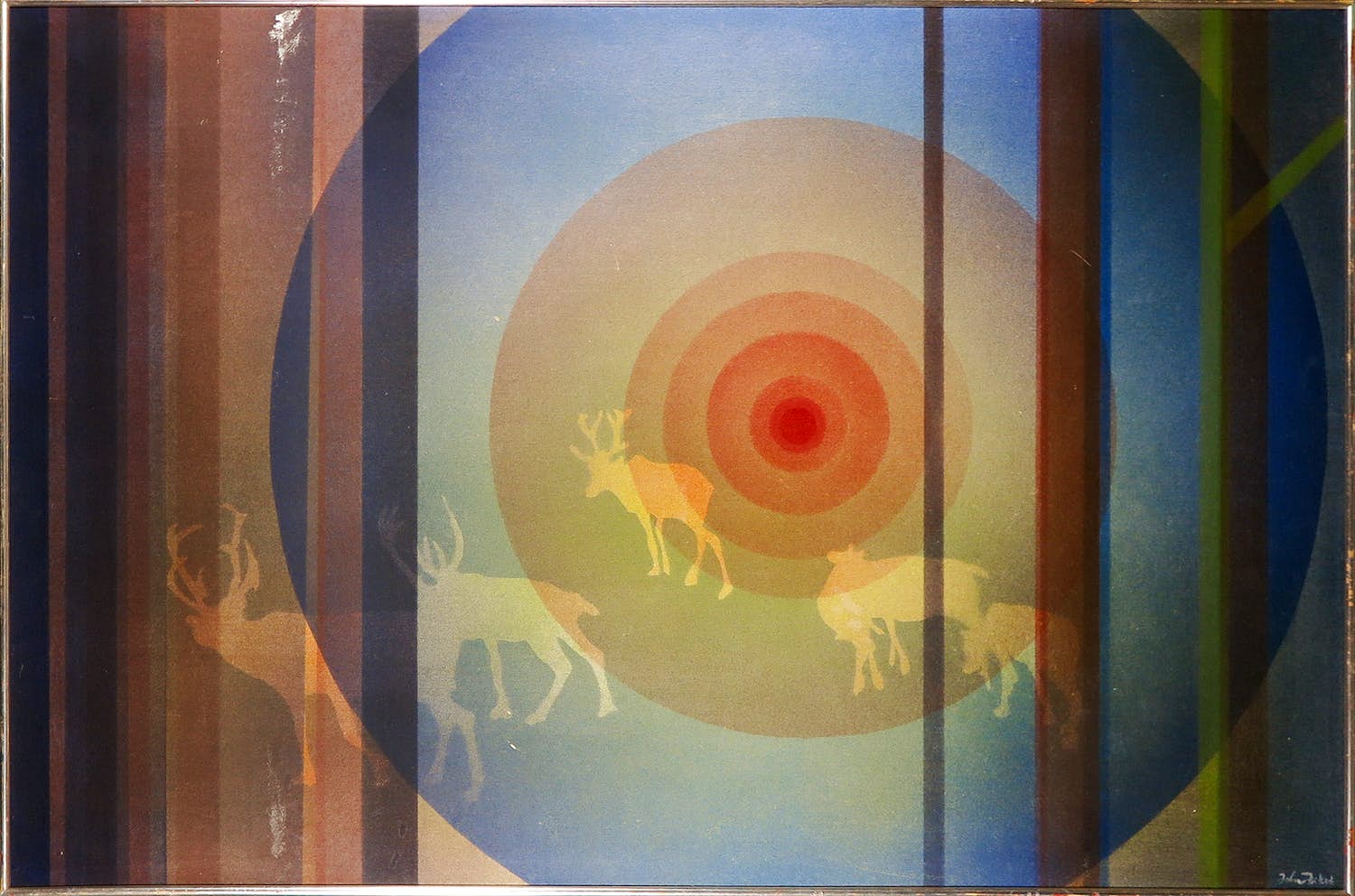 John Piket - Acryl op paneel, De argelozen- Ingelijst (Groot) kopen? Bied vanaf 1!