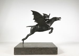 Tom Frantzen - Brons, Triceratops-ruiter kopen? Bied vanaf 350!