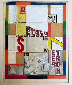 Willy Boers - Zonder titel, collage - 1968 kopen? Bied vanaf 900!