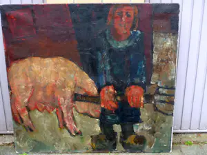 Bob Tenge - Vrouw met varken kopen? Bied vanaf 199!