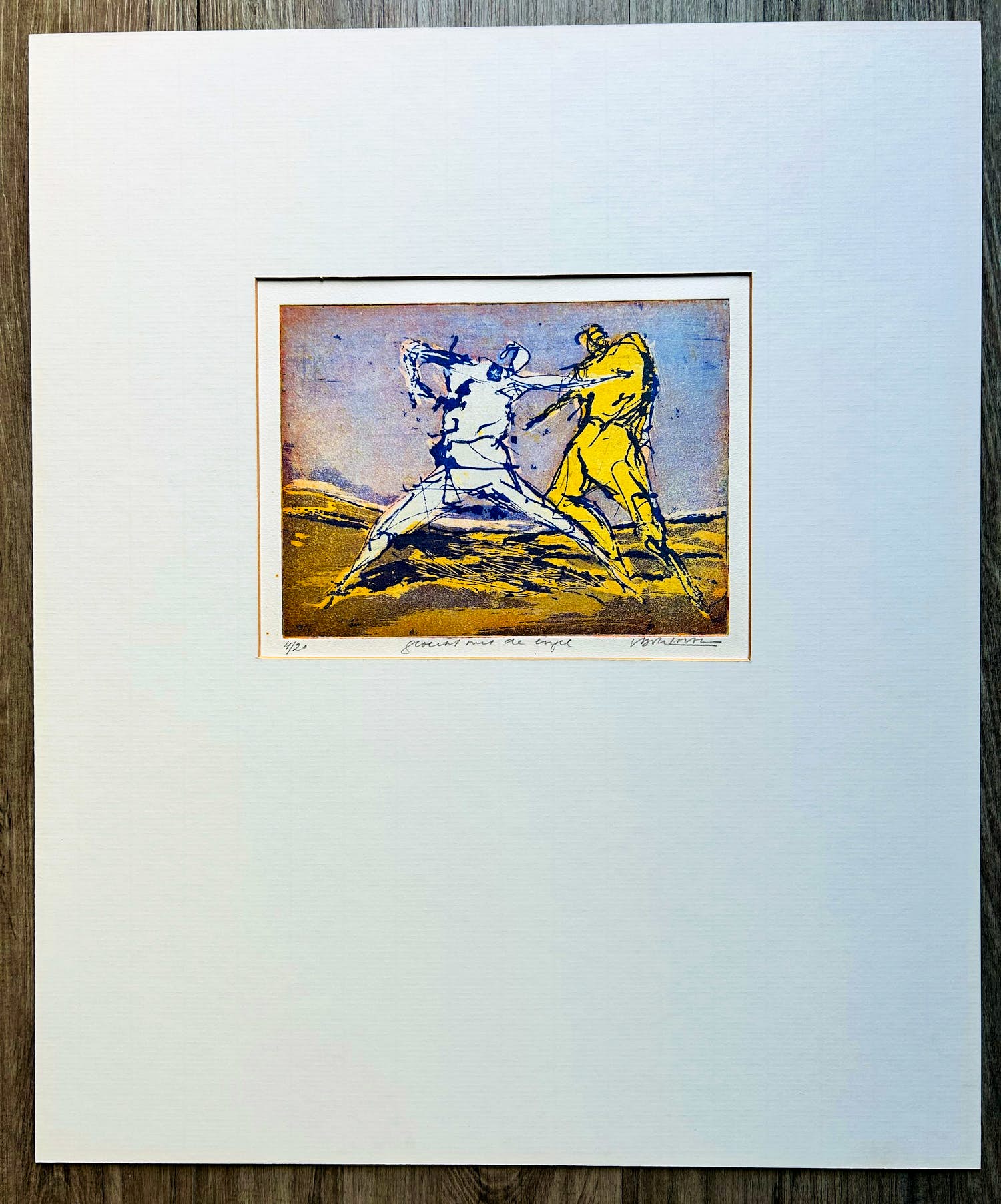 Ad van Bokhoven - Gevecht met de engel kopen? Bied vanaf 30!