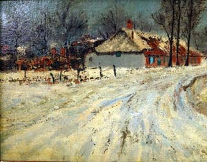 Joop Molenaar - Winterlandschap kopen? Bied vanaf 100!