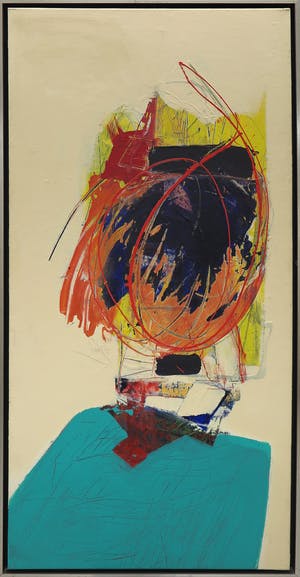 Arty Grimm - Olieverf op doek, Abstracte compositie - Ingelijst (Zeer groot) kopen? Bied vanaf 400!