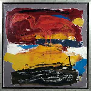 Martin van Wordragen - Olieverf op doek, Hallucinaties - Ingelijst (Groot) verkocht voor € 250!