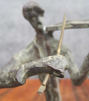 Brons (Onbekend) - Straatmuzikant. kopen? Bied vanaf 50!