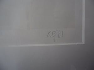 Klaas Gubbels - Zeefdruk - uit de serie Verlegen Schaduwen kopen? Bied vanaf 70!