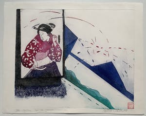 Sylvia Oudkerk - Kleurenets | 'Geisha op de ijskast' | Kleine oplage kopen? Bied vanaf 50!