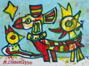 Ruud Cornelisse - zonder titel - Acrylverf op doek kopen? Bied vanaf 65!