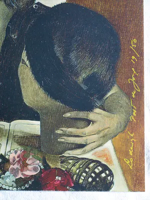 Lodewijk Post de Jong - Litho , Portret van couturier Max Heymans – 60x50 cm – oplage 19/50 kopen? Bied vanaf 40!