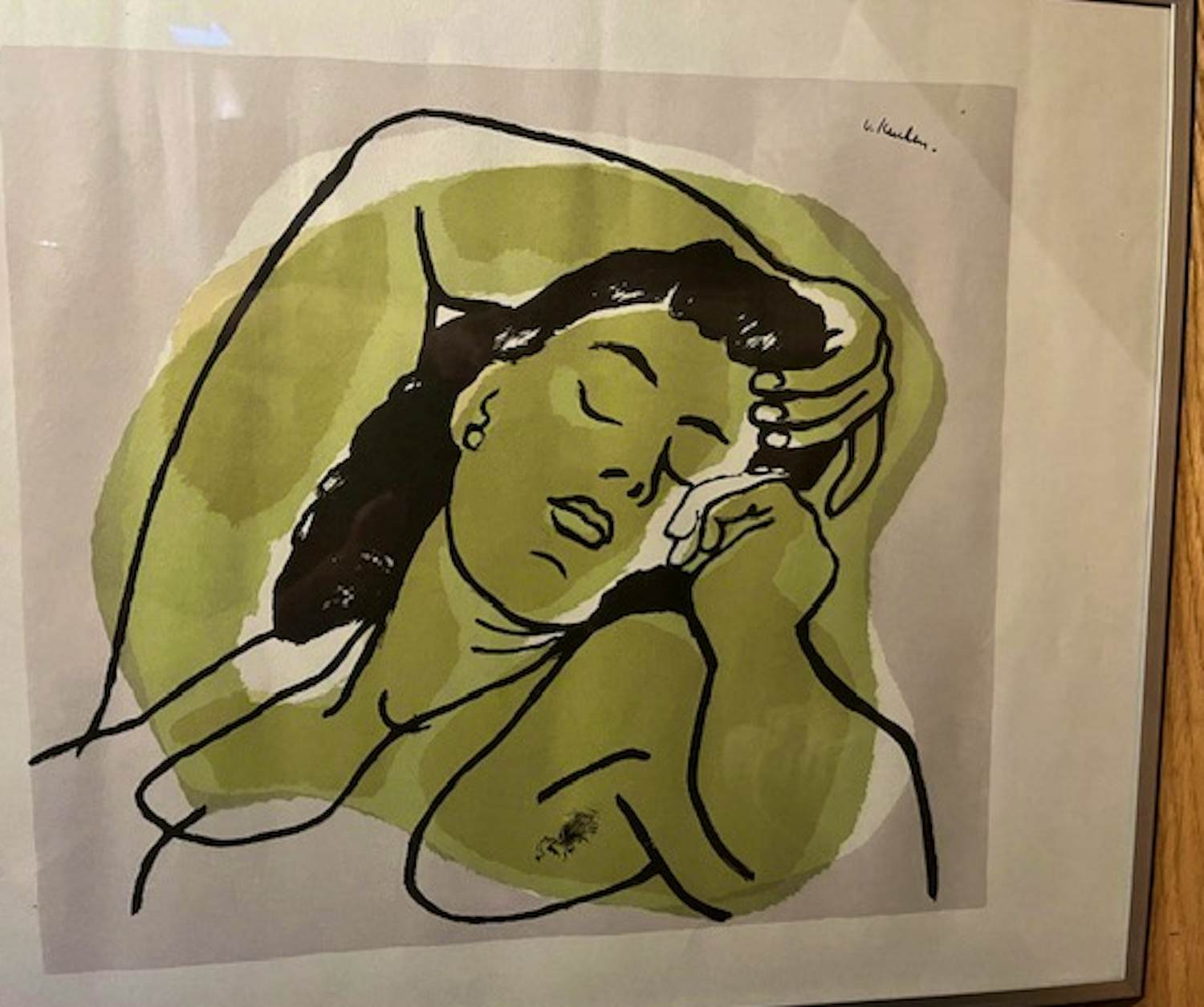 Jan van Keulen - slapende vrouw . kopen? Bied vanaf 10!