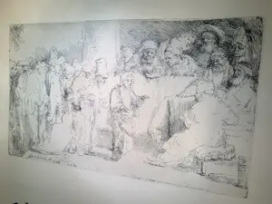 Rembrandt van Rijn - Rembrandt Van Rijn (1606-1669) - Christus onder de schriftgeleerden (1652) kopen? Bied vanaf 75!