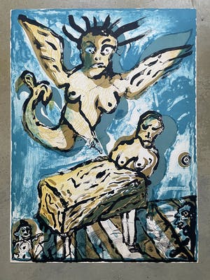 Lucebert - Zonder titel kopen? Bied vanaf 200!