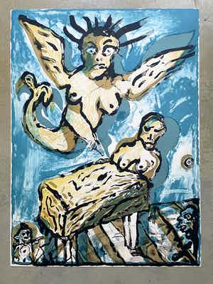 Lucebert - Zonder titel verkocht voor € 200!