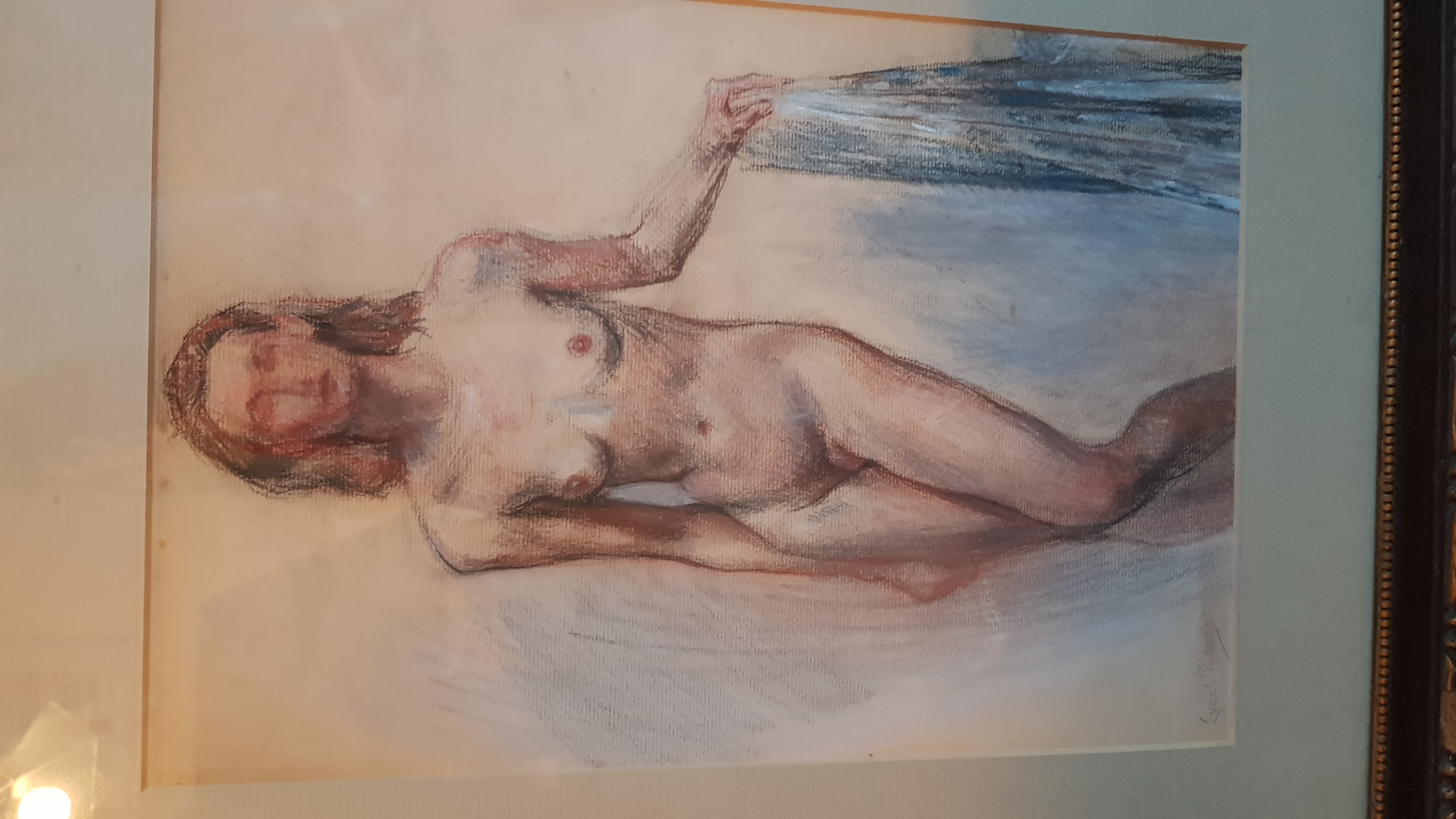 Evert Pieters - model studie van staand naakt verkocht voor € 142!