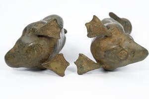 Pierre Chenet - Stel bronzen beelden van loopeenden kopen? Bied vanaf 215!